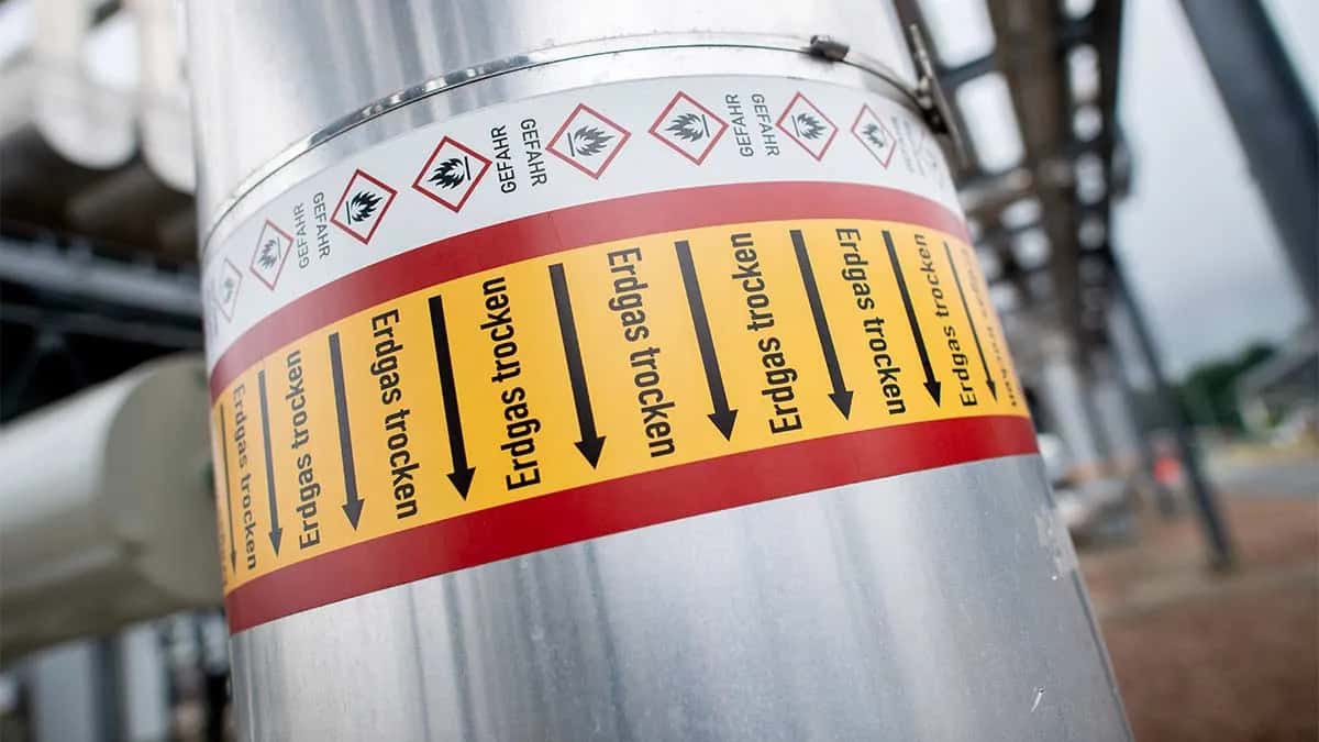 Газовая труба в Европе