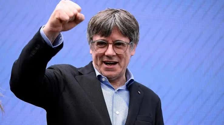Карлес Пучдемон, лидер каталонской сепаратисткой партии Junts per Catalunya