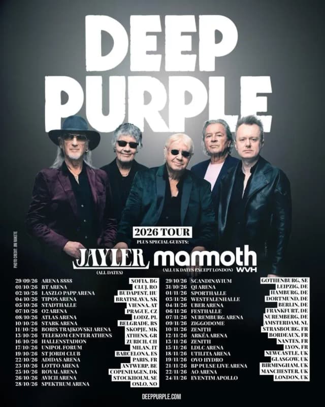 Deep Purple Tour Spain 2026, Различные площадки, Испания