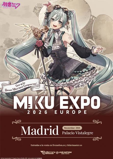 Hatsune Miku - MIKU EXPO 2026, Palacio Vistalegre, Madrid