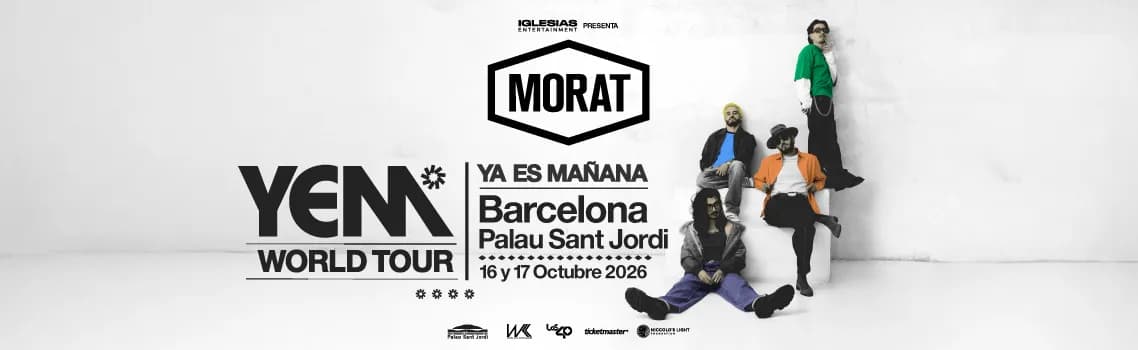 Morat Live in Barcelona 2026, Palau Sant Jordi, Barcelona
