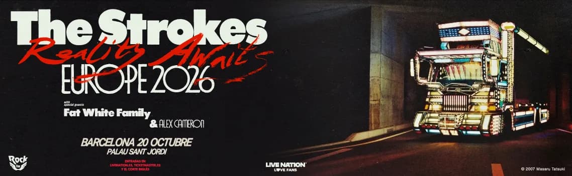 The Strokes Live in Barcelona 2026, Palau Sant Jordi, Barcelona