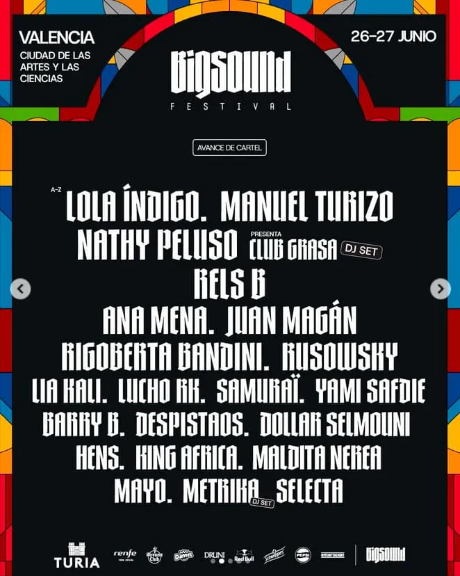 Big Sound Festival 2026, TBA, Валенсия