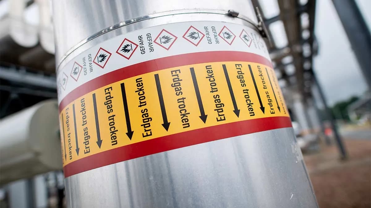 Газовая труба в Европе