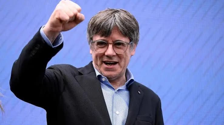 Карлес Пучдемон, лидер каталонской сепаратисткой партии Junts per Catalunya